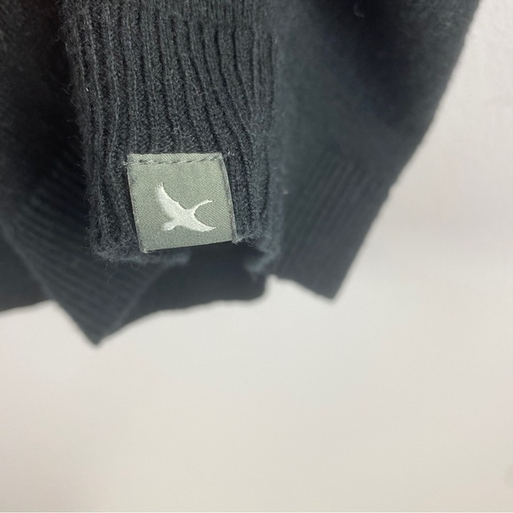 Eddie Bauer Black V Neck Long Sleeve Cotton Sweater Small - Picture 8 of 10